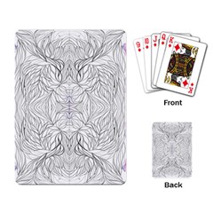 Mono Repeats Iii Playing Cards Single Design (rectangle) by kaleidomarblingart