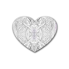 Mono Repeats Iii Heart Coaster (4 Pack) 