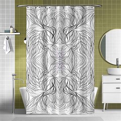 Mono Repeats Iii Shower Curtain 48  X 72  (small) 