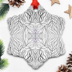 Mono Repeats Iii Ornament (snowflake)