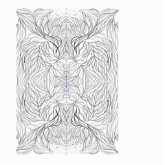 Mono Repeats Iii Large Garden Flag (two Sides) by kaleidomarblingart