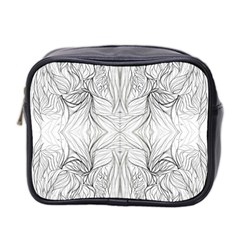 Mono Disegno Repeats Mini Toiletries Bag (two Sides) by kaleidomarblingart