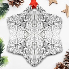 Mono Disegno Repeats Ornament (snowflake)