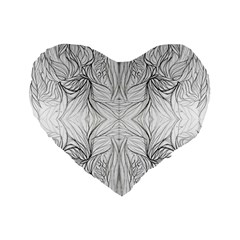 Mono Disegno Repeats Standard 16  Premium Heart Shape Cushions