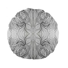 Mono Disegno Repeats Standard 15  Premium Flano Round Cushions