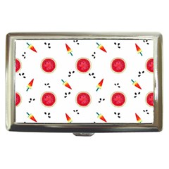 Slices Of Red And Juicy Watermelon Cigarette Money Case by SychEva