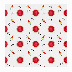 Slices Of Red And Juicy Watermelon Medium Glasses Cloth by SychEva