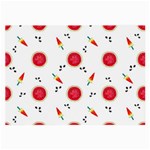 Slices Of Red And Juicy Watermelon Large Glasses Cloth (2 Sides) Front