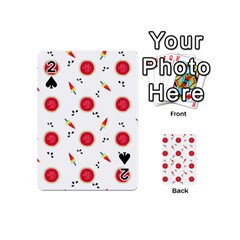 Slices Of Red And Juicy Watermelon Playing Cards 54 Designs (mini) by SychEva