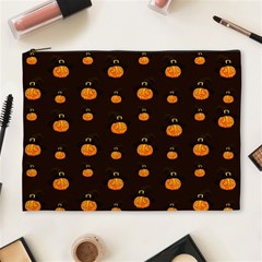 Halloween Pumpkins Pattern, Witch Hat Jack O  Lantern Cosmetic Bag (xl) by Casemiro