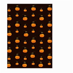 Halloween Pumpkins Pattern, Witch Hat Jack O  Lantern Large Garden Flag (two Sides) by Casemiro