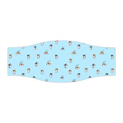 Cute Kawaii dogs pattern at sky blue Stretchable Headband