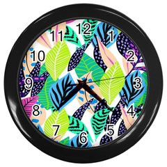 Colorfull Wall Clock (black) by Sparkle