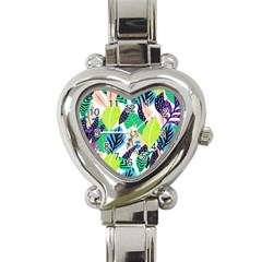 Colorfull Heart Italian Charm Watch by Sparkle