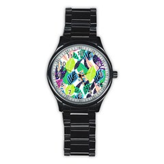 Colorfull Stainless Steel Round Watch by Sparkle