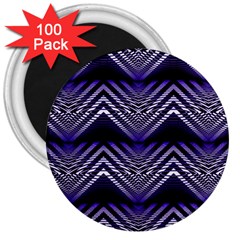 Digital Waves 3  Magnets (100 Pack) by Sparkle