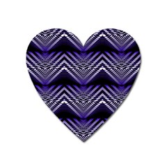 Digital Waves Heart Magnet by Sparkle