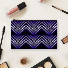 Digital Waves Cosmetic Bag (medium) by Sparkle