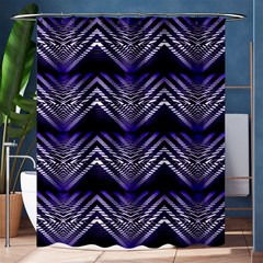 Digital Waves Shower Curtain 60  X 72  (medium)  by Sparkle