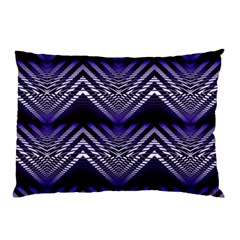 Digital Waves Pillow Case (two Sides) by Sparkle