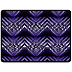 Digital Waves Double Sided Fleece Blanket (large)  by Sparkle