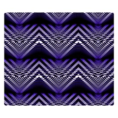 Digital Waves Double Sided Flano Blanket (small)  by Sparkle