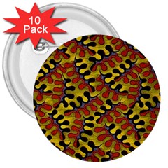 Modern Zippers 3  Buttons (10 Pack)  by Sparkle