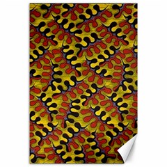 Modern Zippers Canvas 24  X 36  by Sparkle