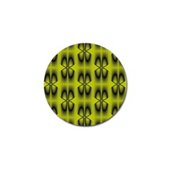 Digital Floral Golf Ball Marker by Sparkle