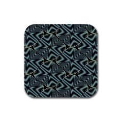 Modern Illusion Rubber Square Coaster (4 Pack)  by Sparkle