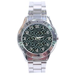 Modern Illusion Stainless Steel Analogue Watch by Sparkle