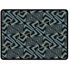 Modern Illusion Double Sided Fleece Blanket (large)  by Sparkle