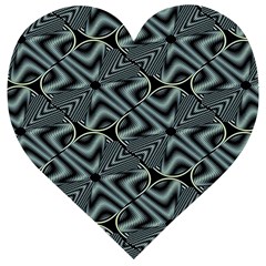 Modern Illusion Wooden Puzzle Heart by Sparkle