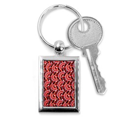 Digital Waves Key Chain (rectangle) by Sparkle