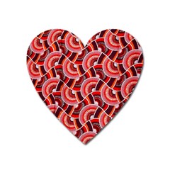 Digital Waves Heart Magnet by Sparkle