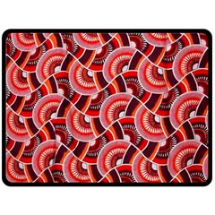 Digital Waves Double Sided Fleece Blanket (large) 