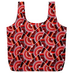 Digital Waves Full Print Recycle Bag (xl) by Sparkle