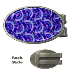 Digital Waves Money Clips (oval)  by Sparkle