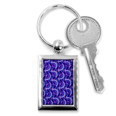 Digital Waves Key Chain (rectangle) by Sparkle