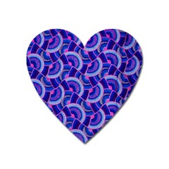 Digital Waves Heart Magnet by Sparkle