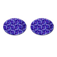 Digital Waves Cufflinks (oval) by Sparkle