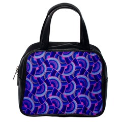 Digital Waves Classic Handbag (one Side) by Sparkle