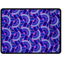 Digital Waves Double Sided Fleece Blanket (large) 