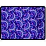 Digital Waves Double Sided Fleece Blanket (Large)  80 x60  Blanket Back