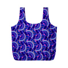 Digital Waves Full Print Recycle Bag (m) by Sparkle