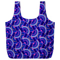 Digital Waves Full Print Recycle Bag (xl) by Sparkle