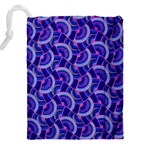 Digital Waves Drawstring Pouch (4XL) Back