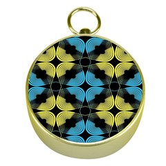 Digital Floral Gold Compasses