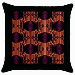 Digital Diamonds Throw Pillow Case (black) by Sparkle