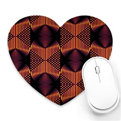 Digital Diamonds Heart Mousepads by Sparkle